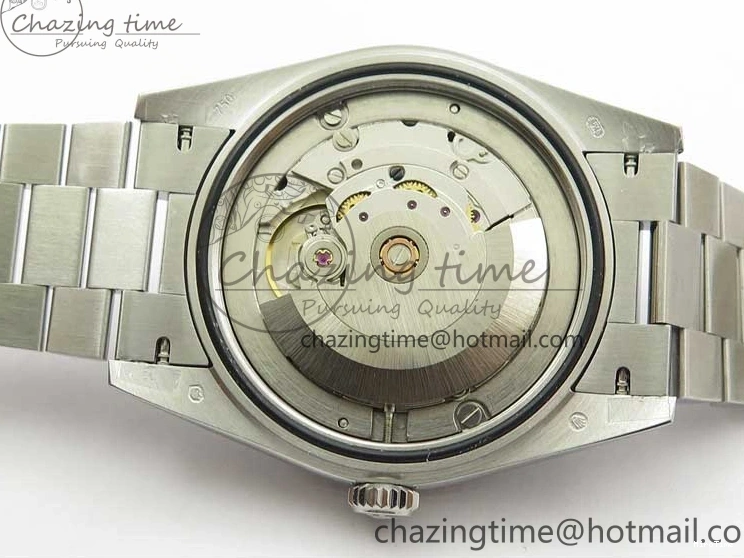 MiroTime 0111 Neat Day-Date 40mm 228239 BP New Dial Version 904 SS RG Stick Markers Dial on SS President Bracelet A 2819